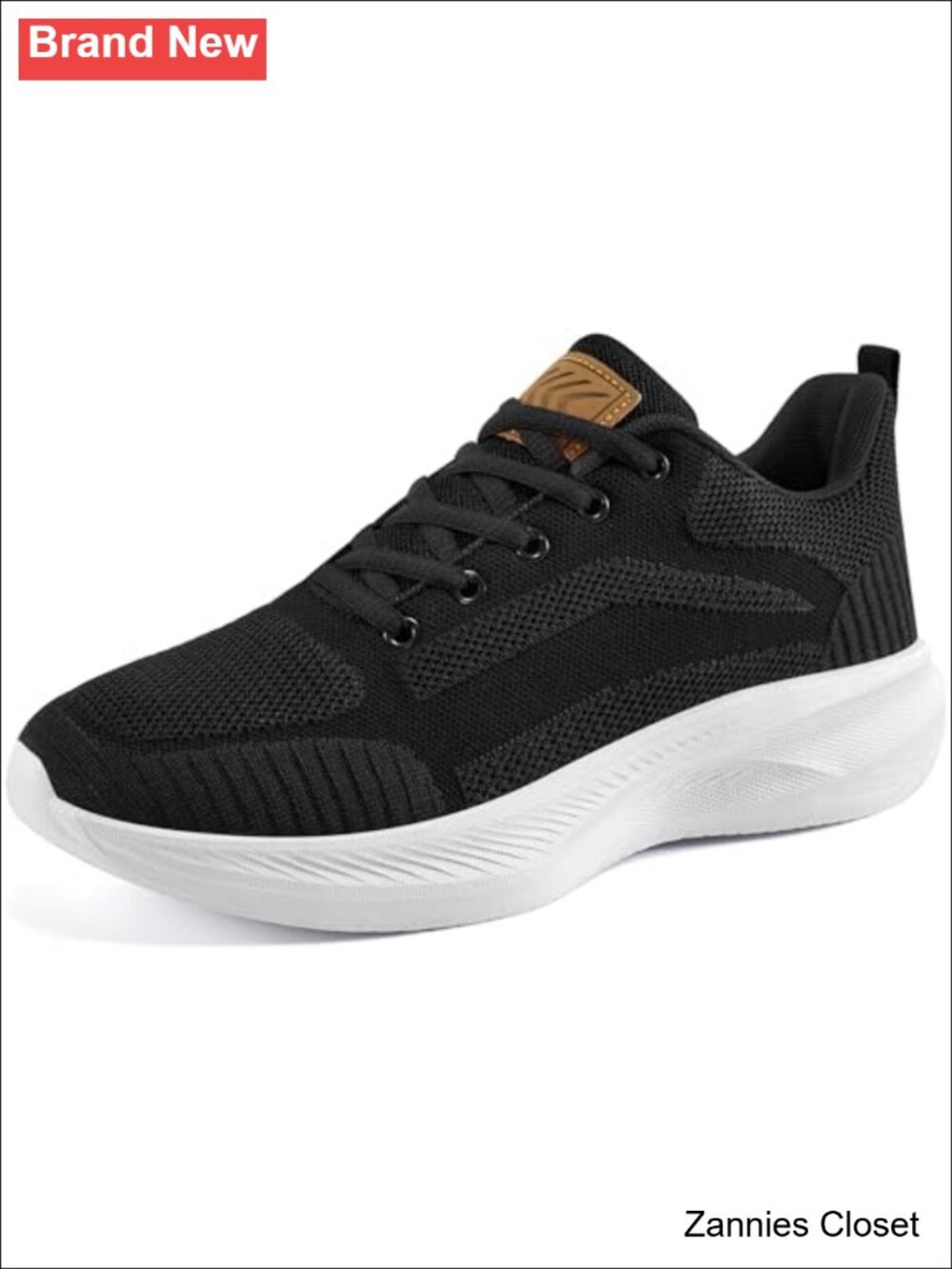 ✨ Womens Casual Walking Shoes Breathable Knit Mesh Slip Resistant Memory Foam